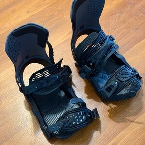 Black Snowboard Bindings
